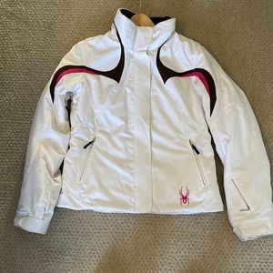 White Spyder ski jacket. Size 8.